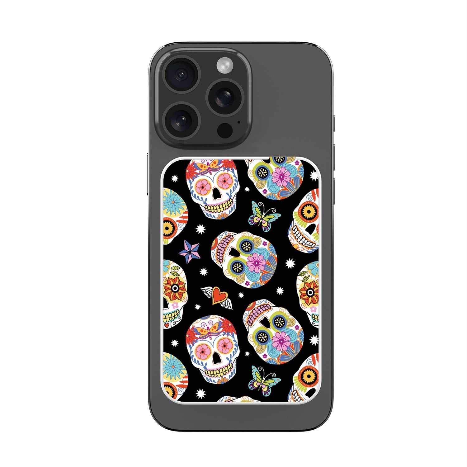 MyBat Design Lab 5000mAh Magnetic Wireless Power Bank - White - Day of the Dead - MPBBAT132-WH-056-3.jpg
