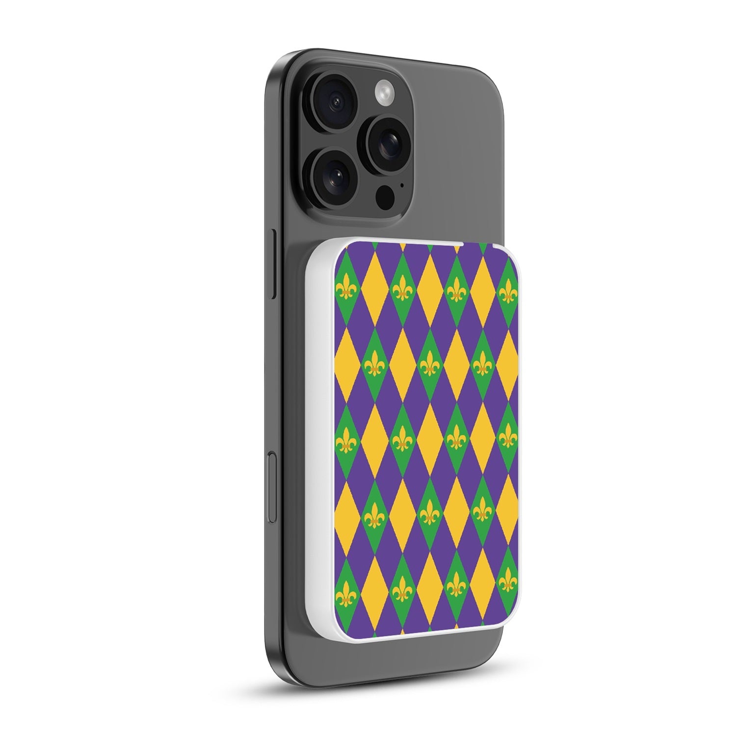 MyBat Design Lab 5000mAh Magnetic Wireless Power Bank - White - Mardi Gras - MPBBAT132-WH-057-2.jpg