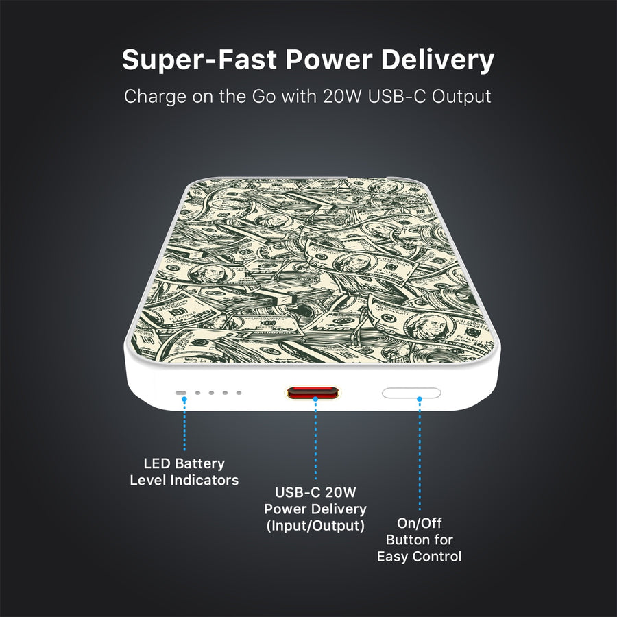 MyBat Design Lab 5000mAh Magnetic Wireless Power Bank - White - Money Stack - MPBBAT132-WH-082-7.jpg