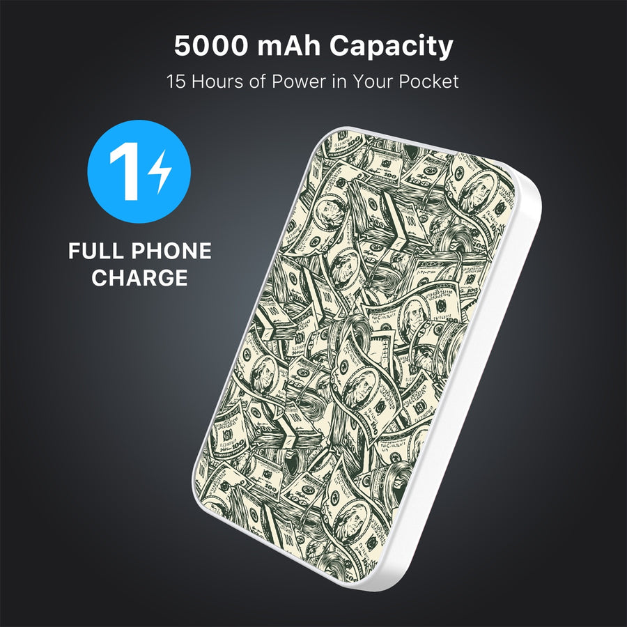 MyBat Design Lab 5000mAh Magnetic Wireless Power Bank - White - Money Stack - MPBBAT132-WH-082-8.jpg