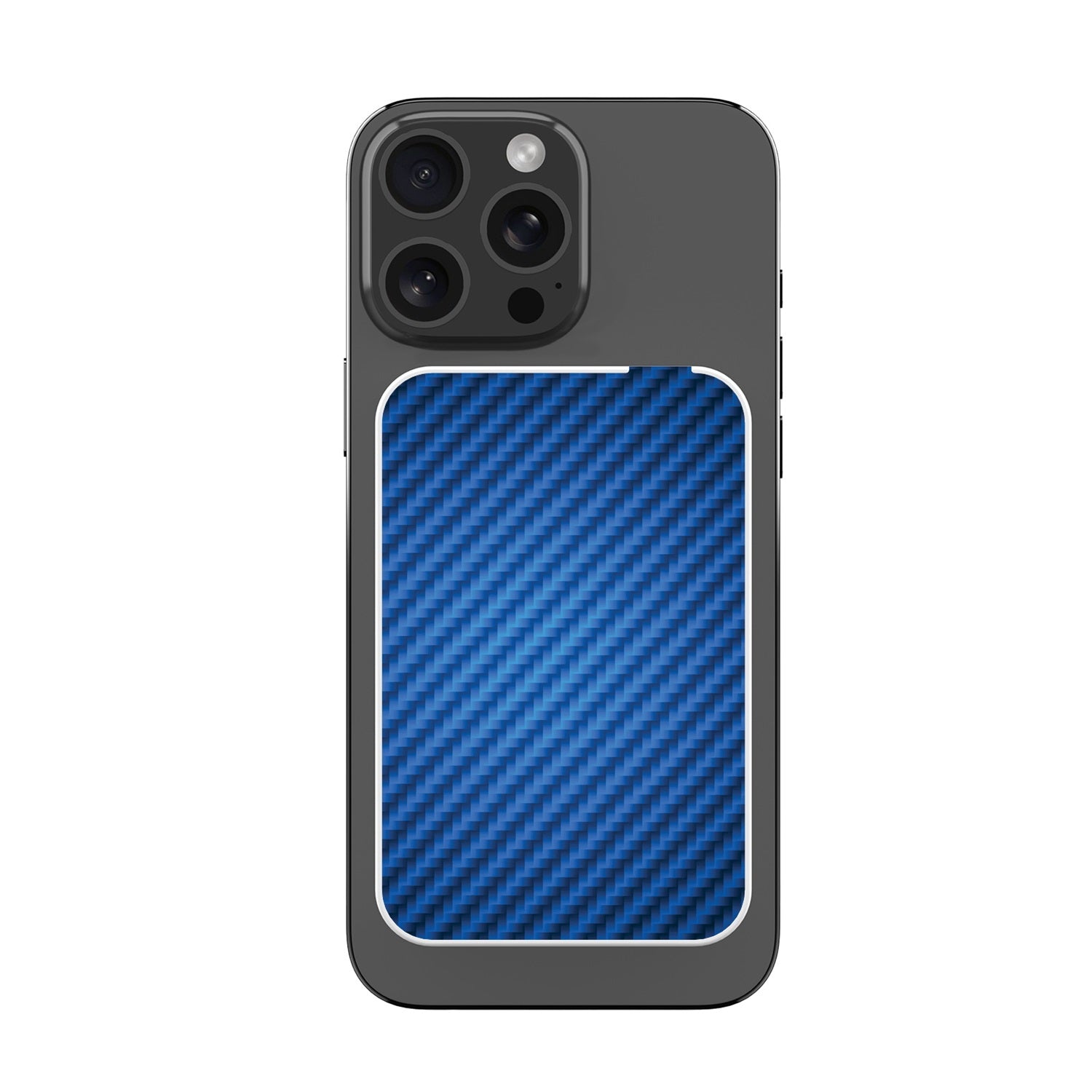 MyBat Design Lab 5000mAh Magnetic Wireless Power Bank - White - Blue Carbon Fiber - MPBBAT132-WH-084-3.jpg