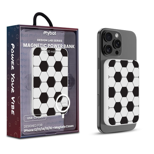 MyBat Design Lab 5000mAh Magnetic Wireless Power Bank - White - Soccer - MPBBAT132-WH-088-1.jpg