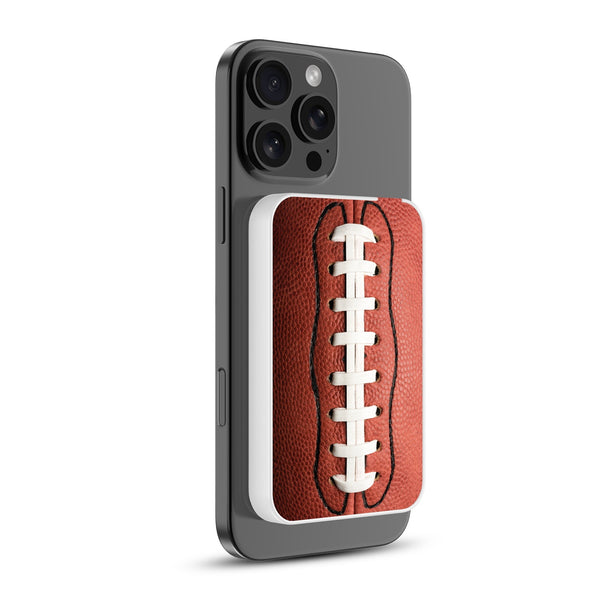 MyBat Design Lab 5000mAh Magnetic Wireless Power Bank - White - Football - MPBBAT132-WH-089-2.jpg