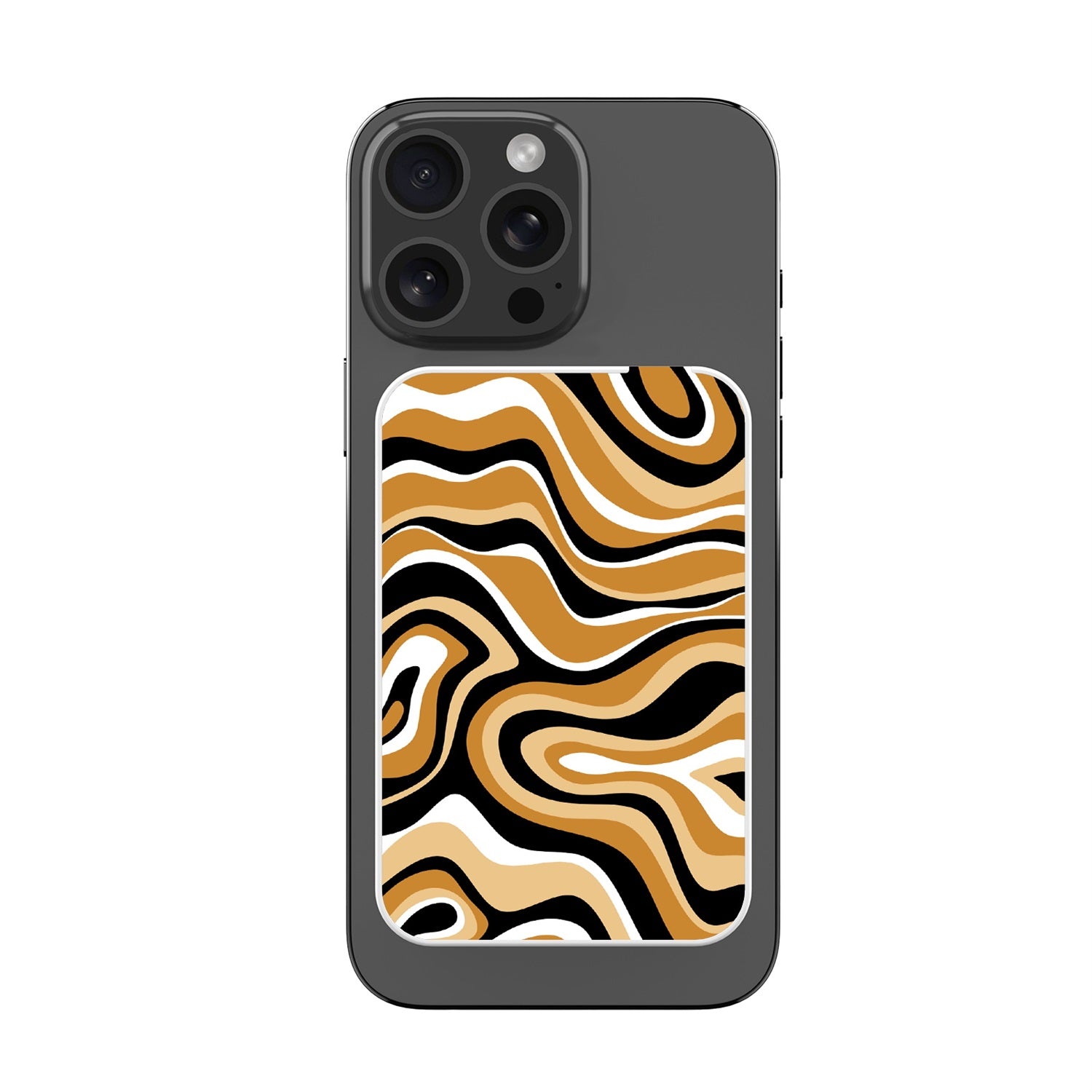 MyBat Design Lab 5000mAh Magnetic Wireless Power Bank - White - Groovy Golden Swirls - MPBBAT132-WH-093-3.jpg