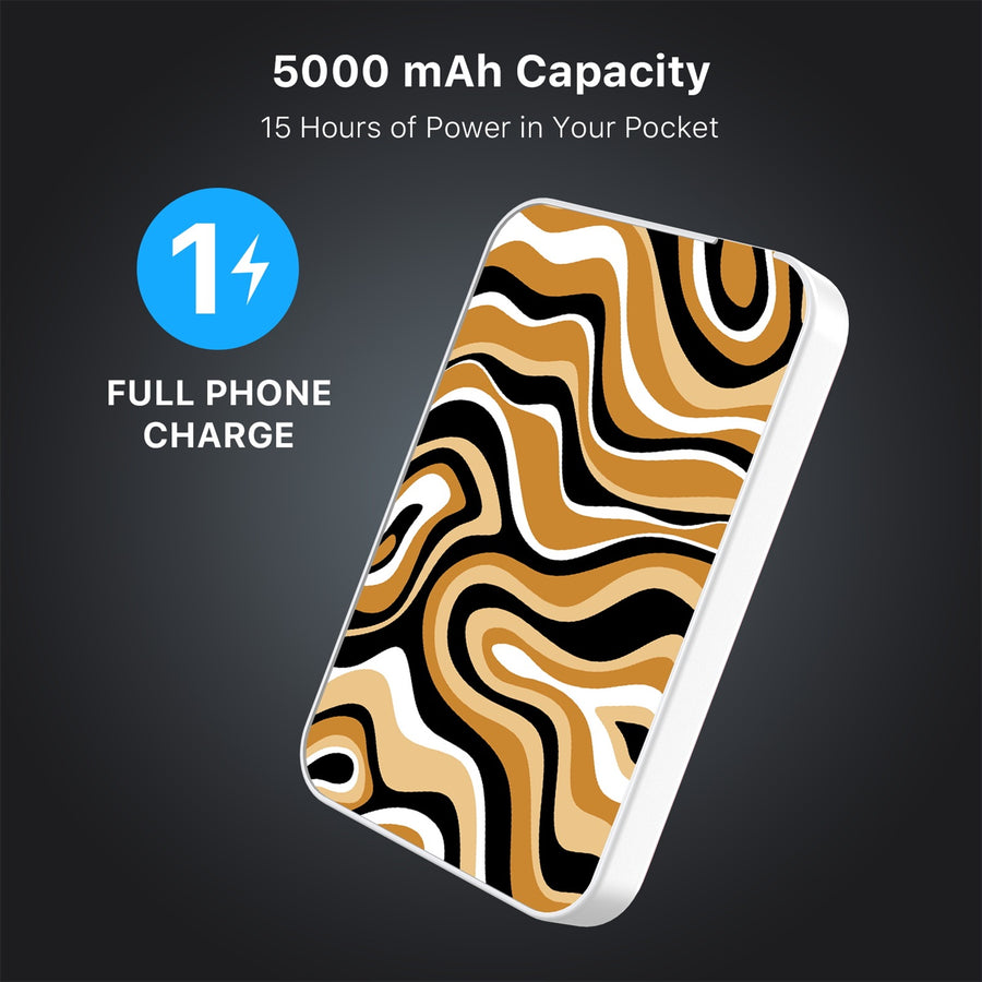 MyBat Design Lab 5000mAh Magnetic Wireless Power Bank - White - Groovy Golden Swirls - MPBBAT132-WH-093-8.jpg