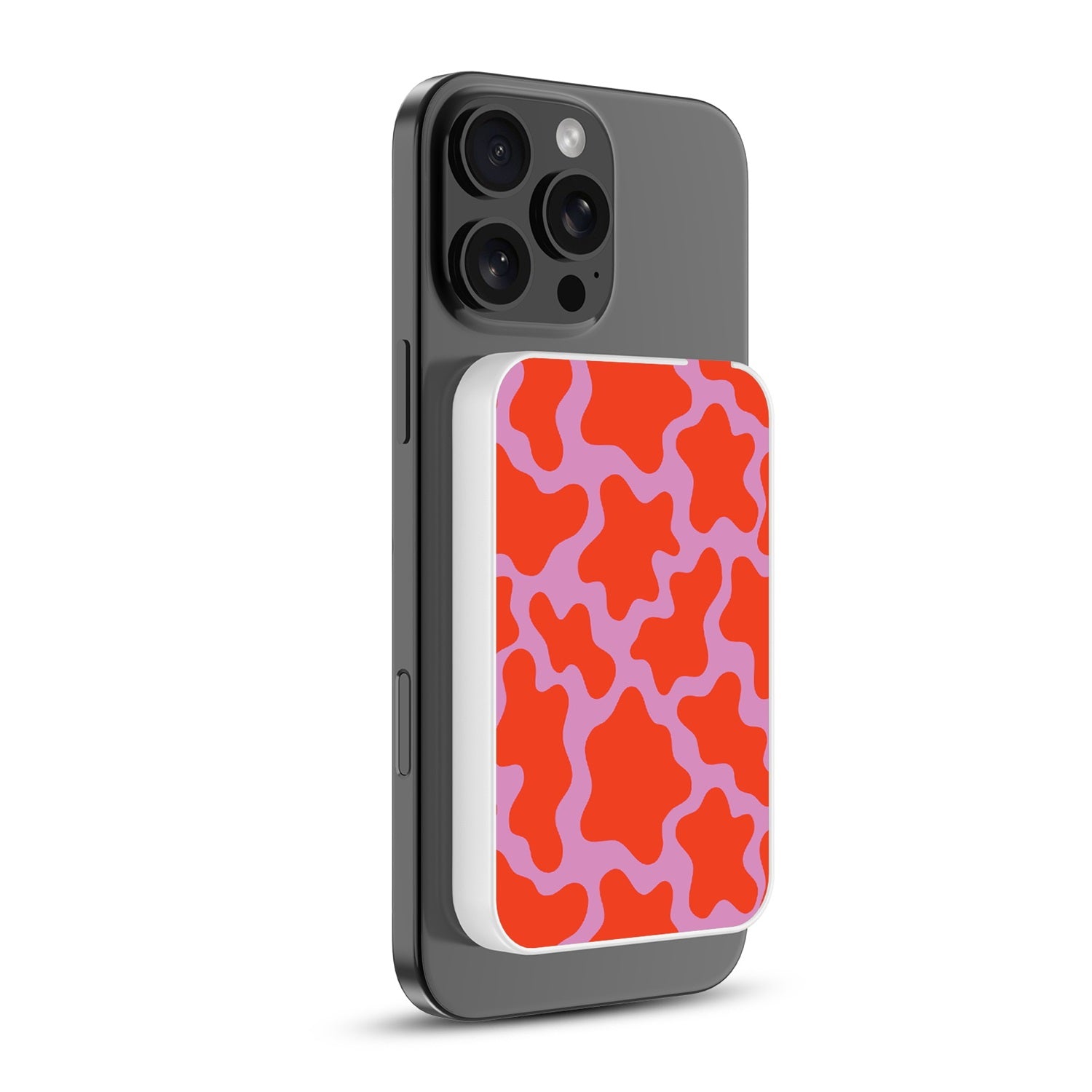 MyBat Design Lab 5000mAh Magnetic Wireless Power Bank - White - Pink Retro Splashes - MPBBAT132-WH-094-2.jpg