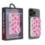MyBat Design Lab 5000mAh Magnetic Wireless Power Bank - White - Pink Cherries