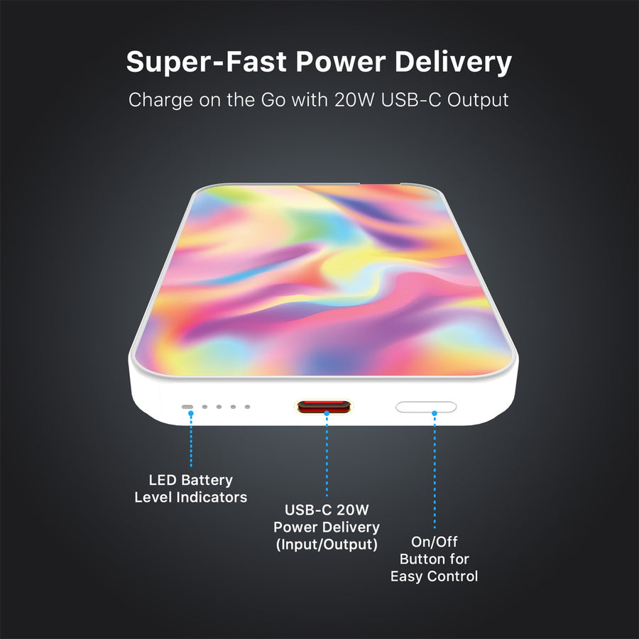 MyBat Design Lab 5000mAh Magnetic Wireless Power Bank - White - Iridescent - MPBBAT132-WH-101-7.jpg