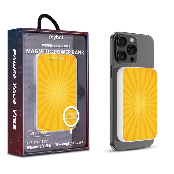 MyBat Design Lab 5000mAh Magnetic Wireless Power Bank - White - Pop Art - MPBBAT132-WH-103-1.jpg