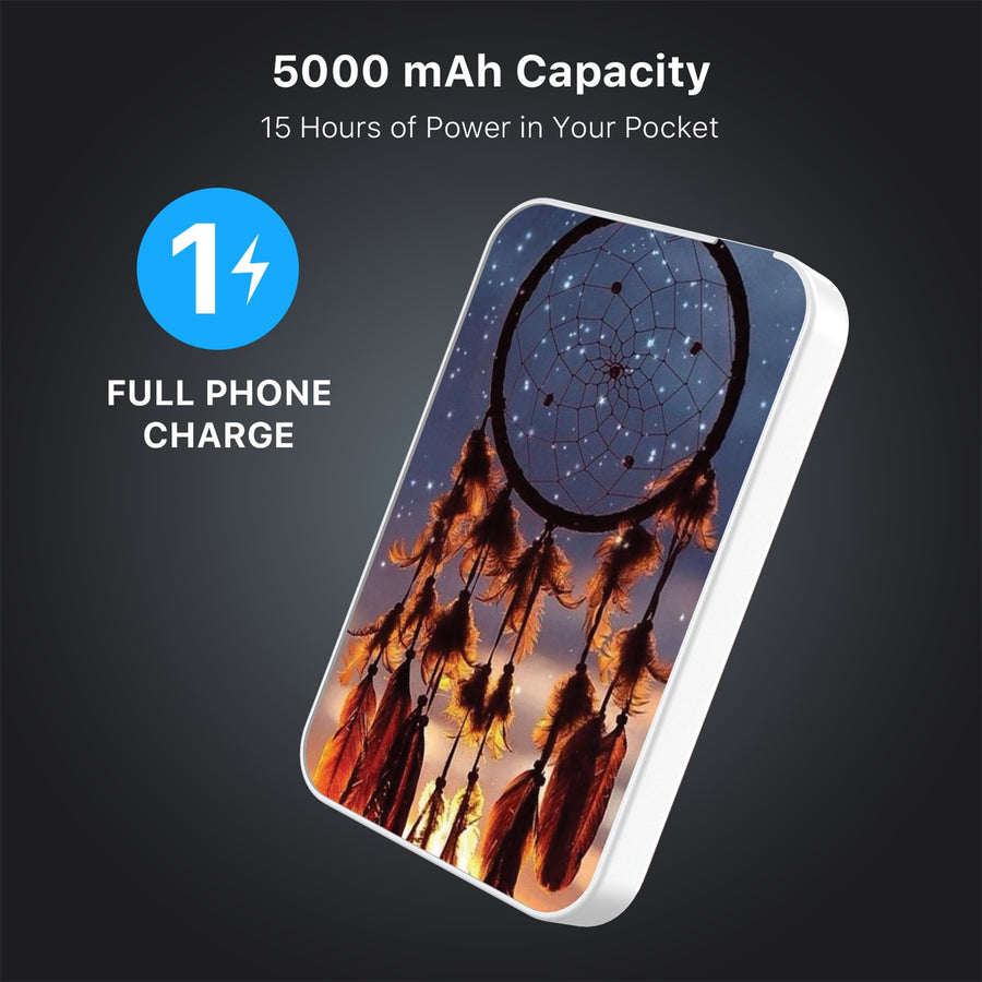 MyBat Design Lab 5000mAh Magnetic Wireless Power Bank - White - Dreamcatcher - MPBBAT132-WH-111-8.jpg