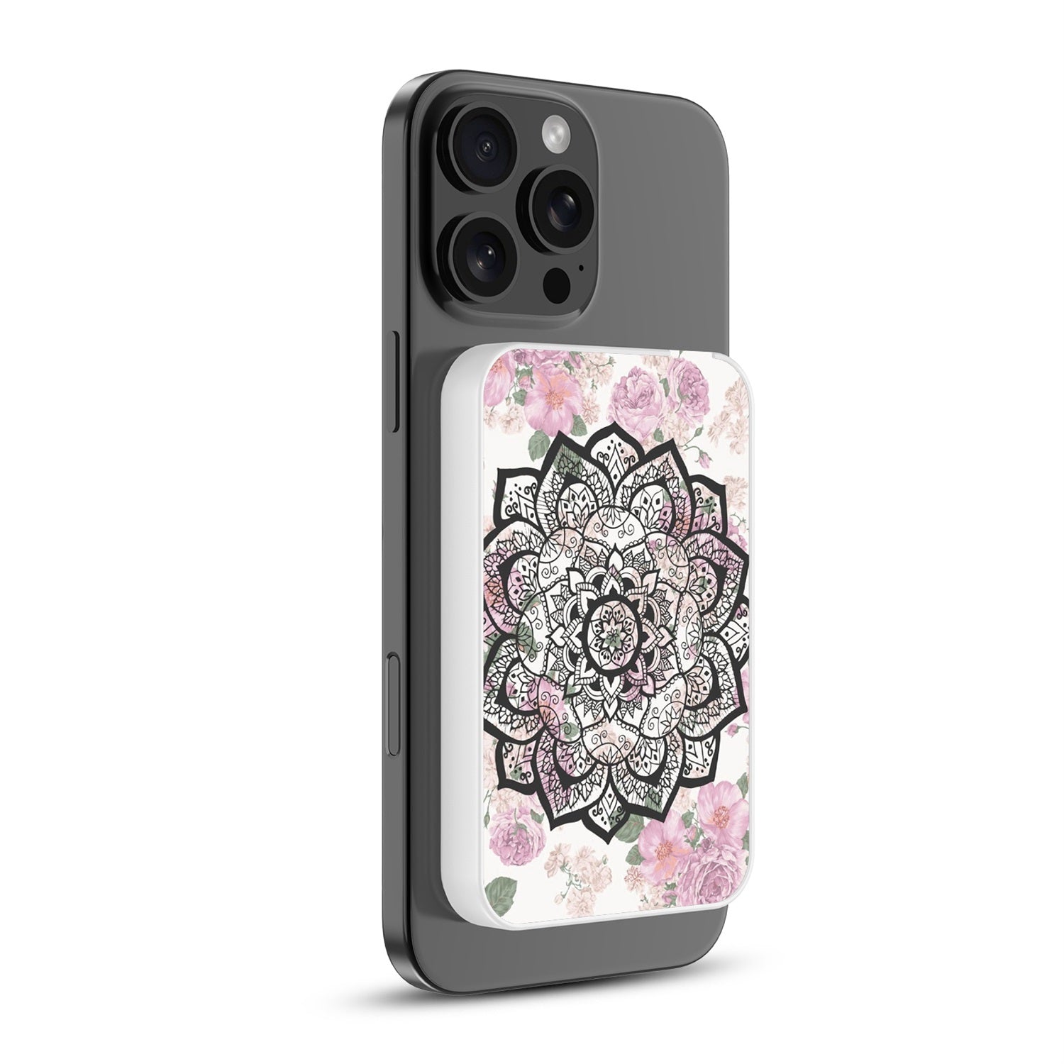 MyBat Design Lab 5000mAh Magnetic Wireless Power Bank - White - Mandala - MPBBAT132-WH-113-2.jpg
