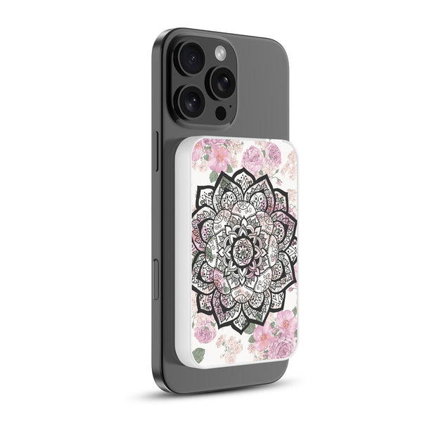 MyBat Design Lab 5000mAh Magnetic Wireless Power Bank - White - Mandala - MPBBAT132-WH-113-2.jpg