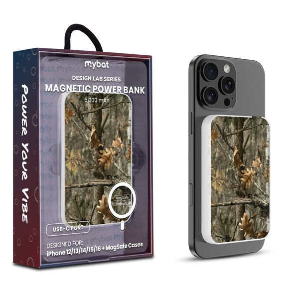 MyBat Design Lab 5000mAh Magnetic Wireless Power Bank - White - Real Tree Camouflage - MPBBAT132-WH-118-1.jpg
