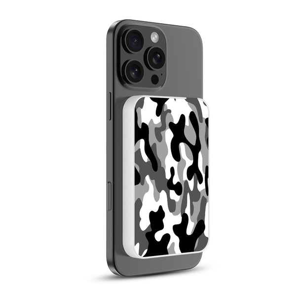 MyBat Design Lab 5000mAh Magnetic Wireless Power Bank - White - Black & White Camouflage - MPBBAT132-WH-122-2.jpg