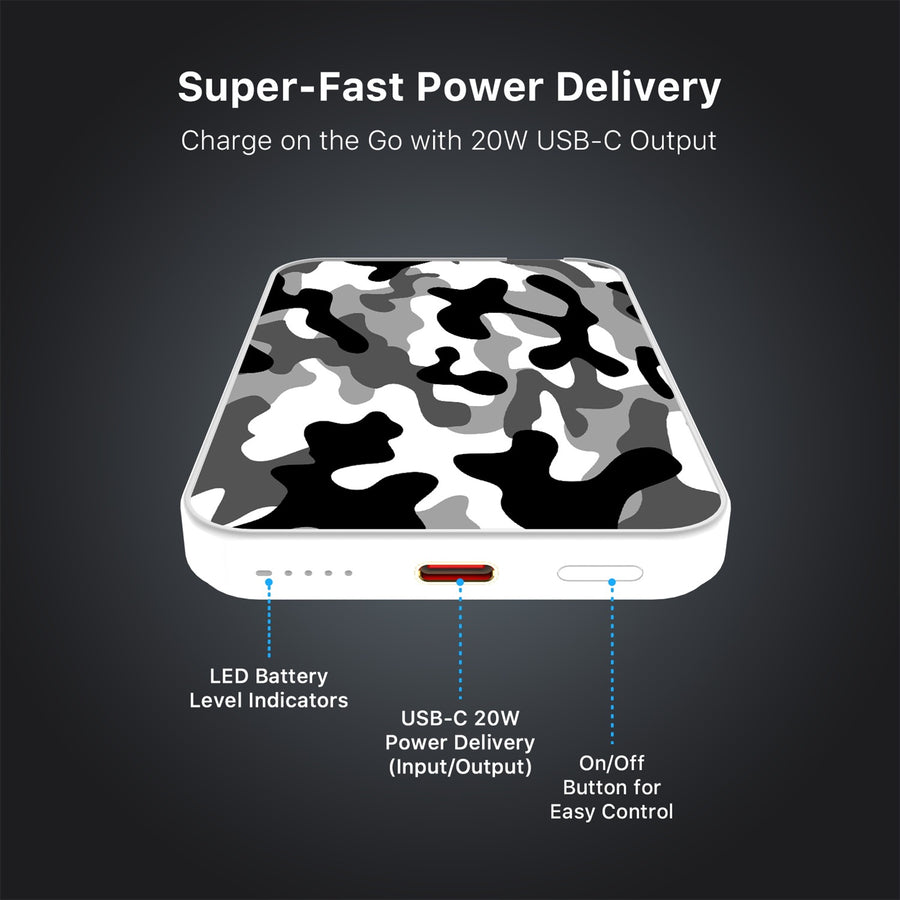 MyBat Design Lab 5000mAh Magnetic Wireless Power Bank - White - Black & White Camouflage - MPBBAT132-WH-122-7.jpg