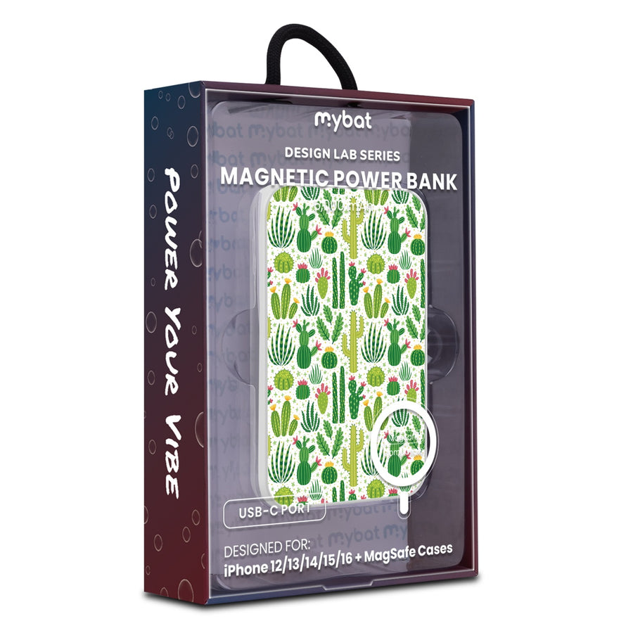 MyBat Design Lab 5000mAh Magnetic Wireless Power Bank - White - Succulents - MPBBAT132-WH-123-9.jpg