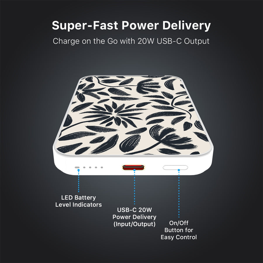 MyBat Design Lab 5000mAh Magnetic Wireless Power Bank - White - Vintage Floral - MPBBAT132-WH-124-7.jpg