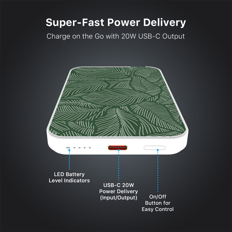 MyBat Design Lab 5000mAh Magnetic Wireless Power Bank - White - Leaves - MPBBAT132-WH-125-7.jpg