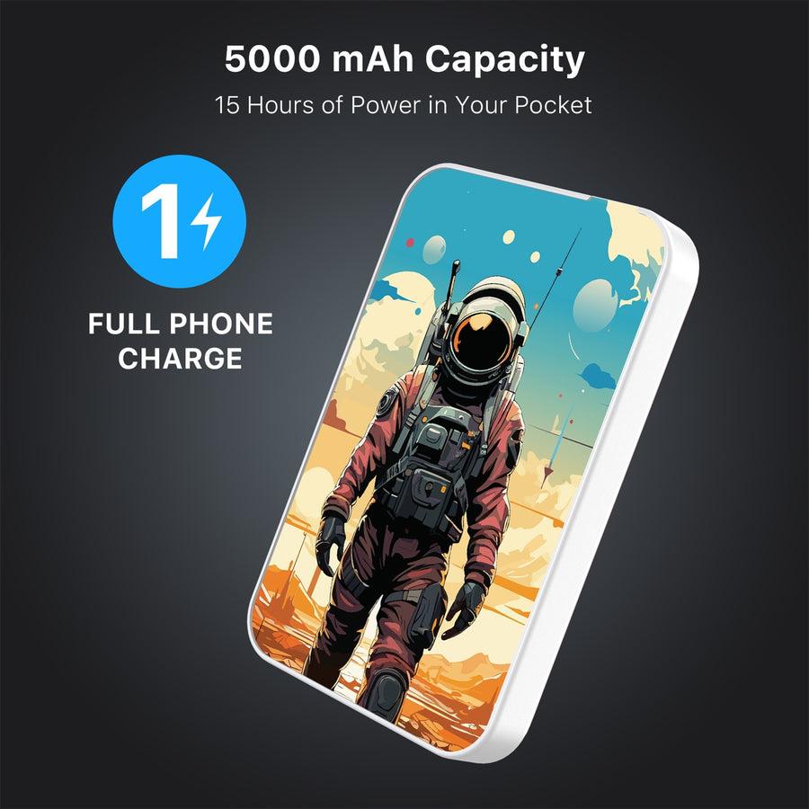 MyBat Design Lab 5000mAh Magnetic Wireless Power Bank - White - Cosmonaut - MPBBAT132-WH-129-8.jpg