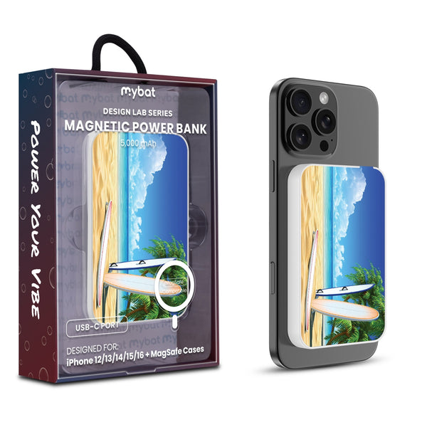 MyBat Design Lab 5000mAh Magnetic Wireless Power Bank - White - Surf's Up - MPBBAT132-WH-135-1.jpg