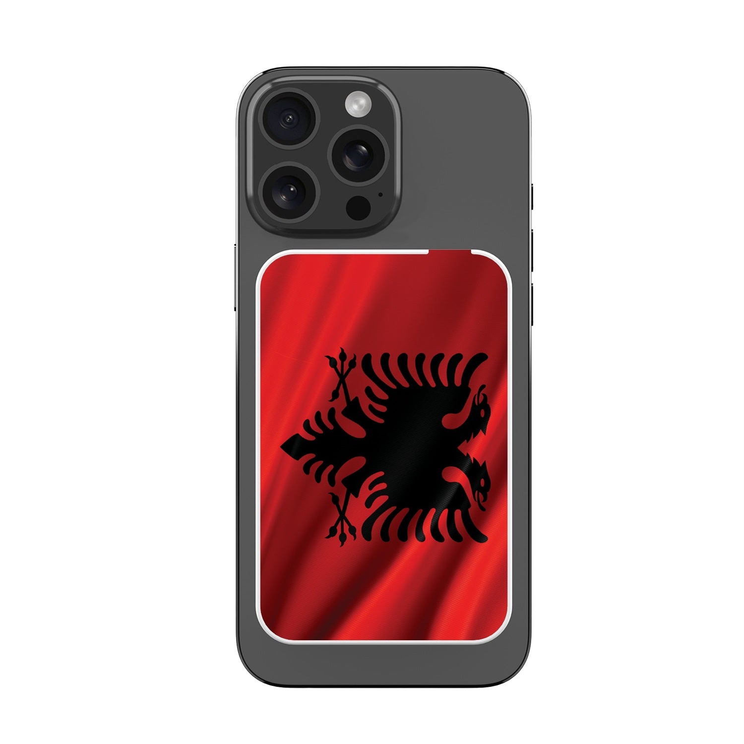 MyBat Design Lab 5000mAh Magnetic Wireless Power Bank - White - Albania Flag - MPBBAT132-WH-140-3.jpg