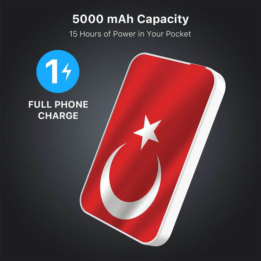 MyBat Design Lab 5000mAh Magnetic Wireless Power Bank - White - Turkey Flag - MPBBAT132-WH-161-8.jpg