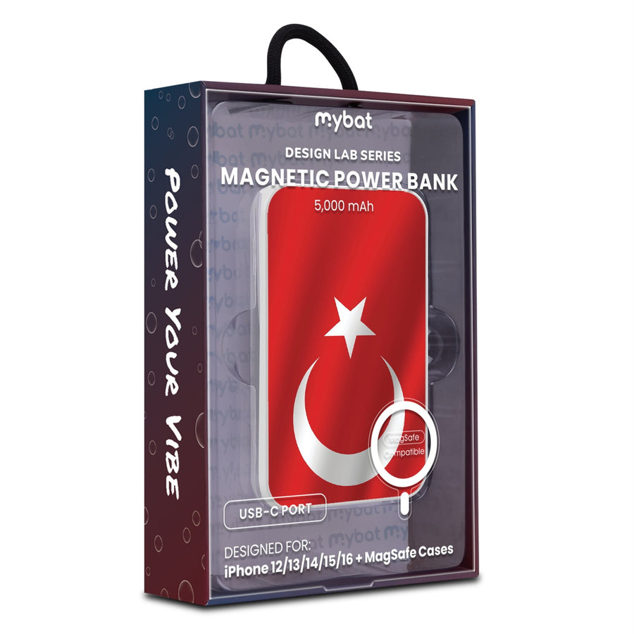 MyBat Design Lab 5000mAh Magnetic Wireless Power Bank - White - Turkey Flag - MPBBAT132-WH-161-9.jpg