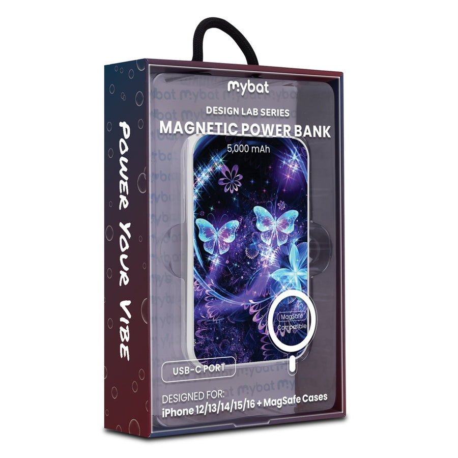 MyBat Design Lab 5000mAh Magnetic Wireless Power Bank - White - Butterfly Magic - MPBBAT132-WH-164-9.jpg