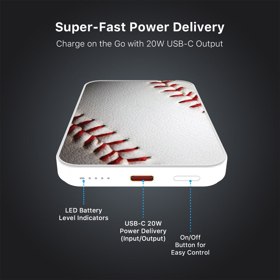 MyBat Design Lab 5000mAh Magnetic Wireless Power Bank - White - Baseball - MPBBAT132-WH-171-7.jpg