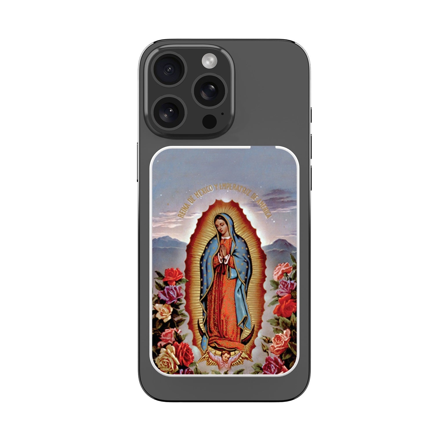 MyBat Design Lab 5000mAh Magnetic Wireless Power Bank - White - Our Lady Guadalupe - MPBBAT132-WH-178-3.jpg