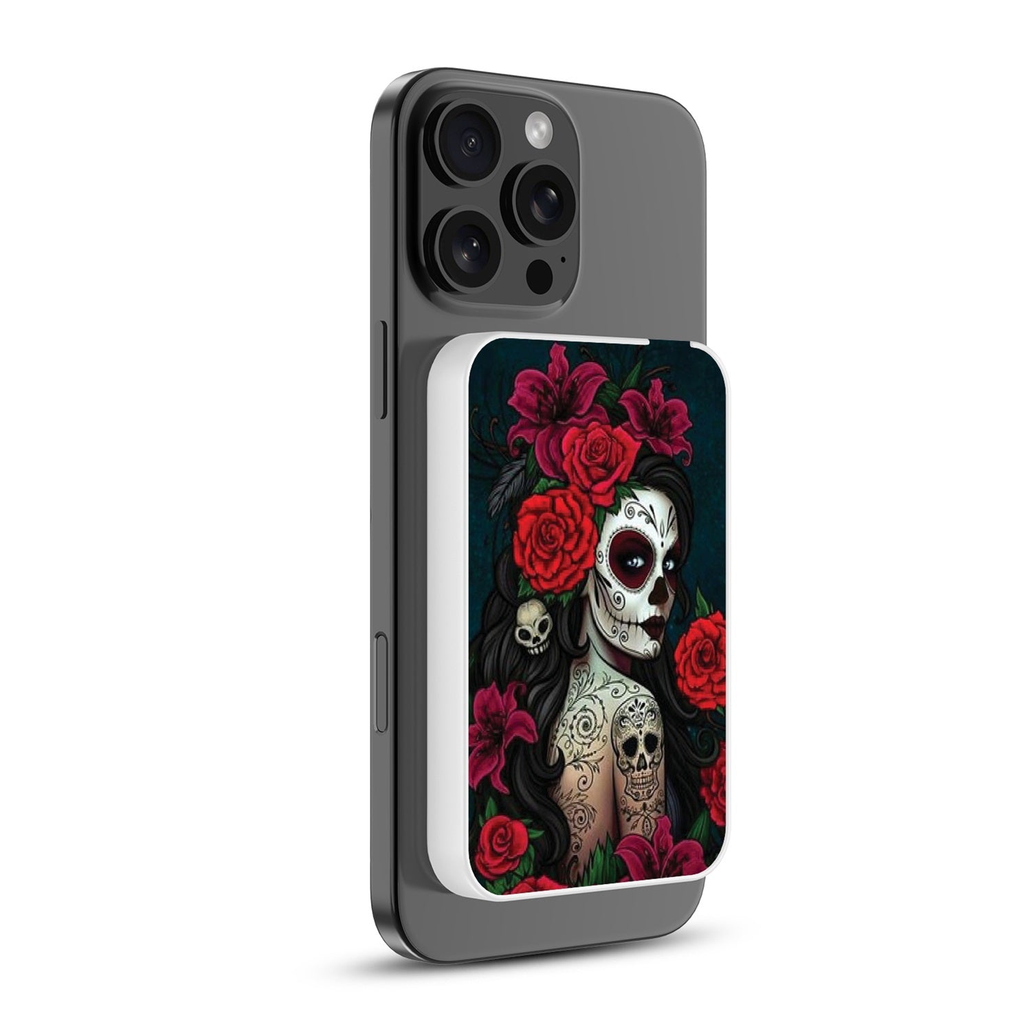 MyBat Design Lab 5000mAh Magnetic Wireless Power Bank - White - Lady Of The Dead - MPBBAT132-WH-189-2.jpg
