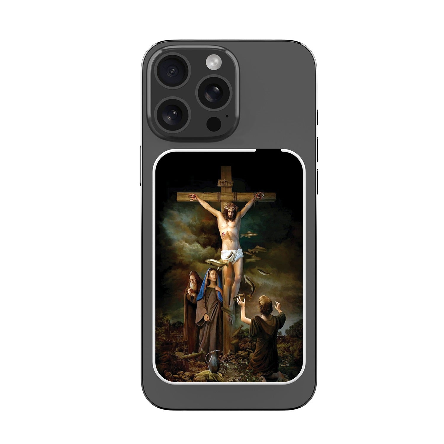 MyBat Design Lab 5000mAh Magnetic Wireless Power Bank - White - Jesus on the Cross - MPBBAT132-WH-197-3.jpg