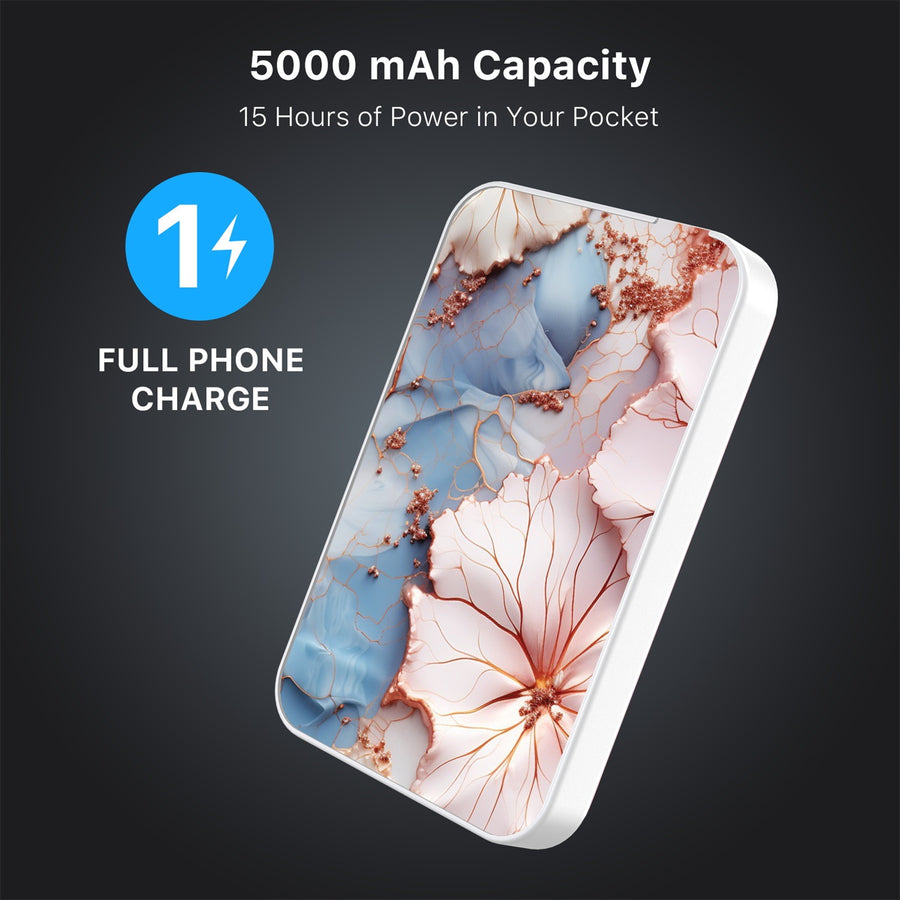 MyBat Design Lab 5000mAh Magnetic Wireless Power Bank - White - Petal Veins - MPBBAT132-WH-214-8.jpg