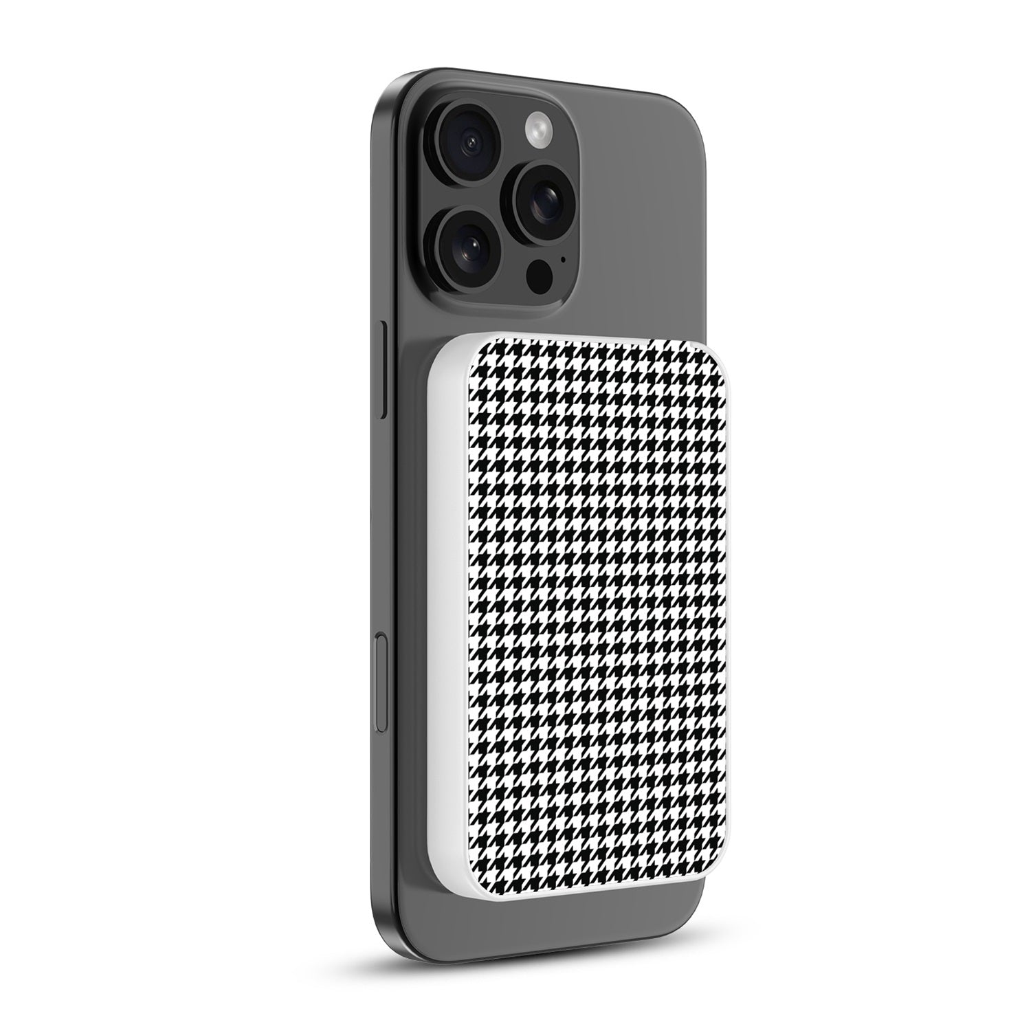 MyBat Design Lab 5000mAh Magnetic Wireless Power Bank - White - Classic Houndstooth - MPBBAT132-WH-215-2.jpg