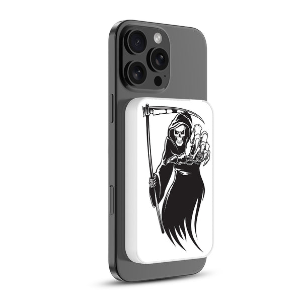 MyBat Design Lab 5000mAh Magnetic Wireless Power Bank - White - Grim Reaper - MPBBAT132-WH-240-2.jpg