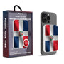 MyBat Design Lab 5000mAh Magnetic Wireless Power Bank - White - Dominican Republic Flag - MPBBAT132-WH-307-1.jpg