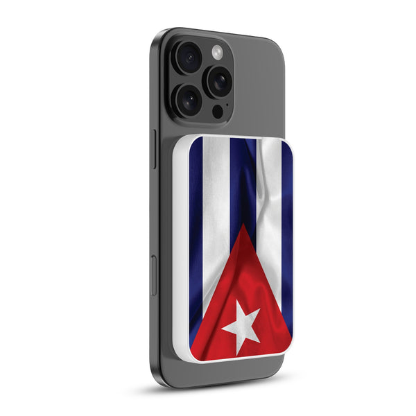 MyBat Design Lab 5000mAh Magnetic Wireless Power Bank - White - Cuba Flag - MPBBAT132-WH-309-2.jpg