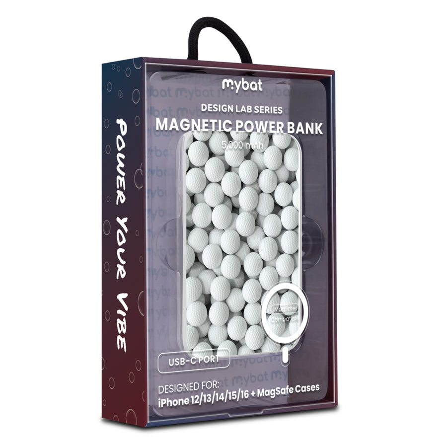 MyBat Design Lab 5000mAh Magnetic Wireless Power Bank - White - Golf Balls - MPBBAT132-WH-314-9.jpg