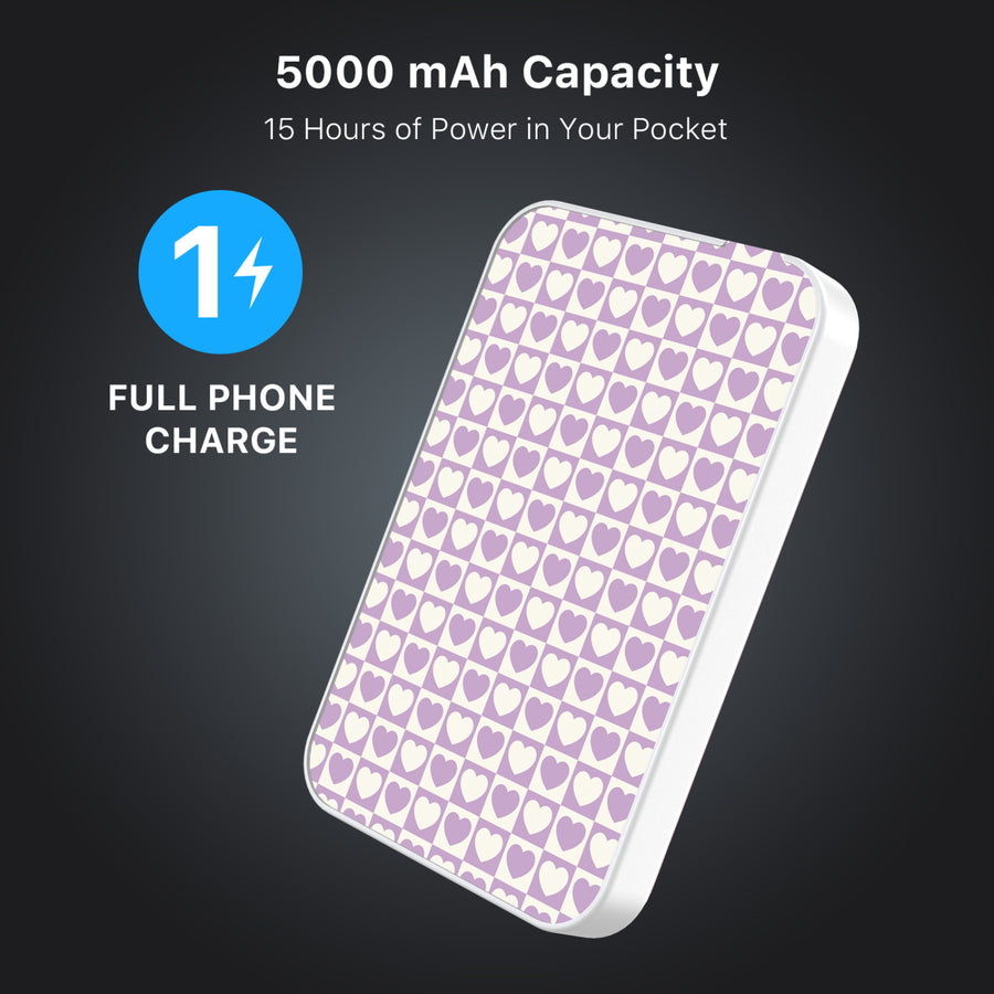MyBat Design Lab 5000mAh Magnetic Wireless Power Bank - White - Heart Grid - MPBBAT132-WH-339-8.jpg