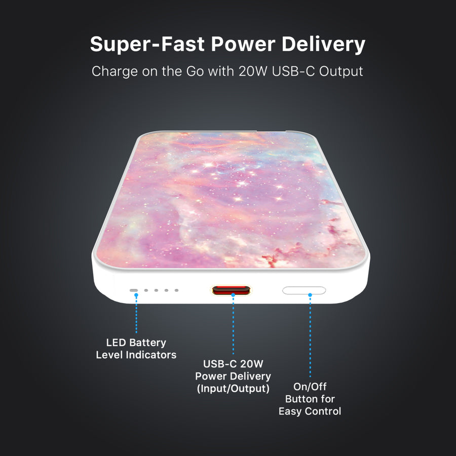 MyBat Design Lab 5000mAh Magnetic Wireless Power Bank - White - Pink Galaxies - MPBBAT132-WH-368-7.jpg