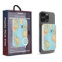 MyBat Design Lab 5000mAh Magnetic Wireless Power Bank - White - Map