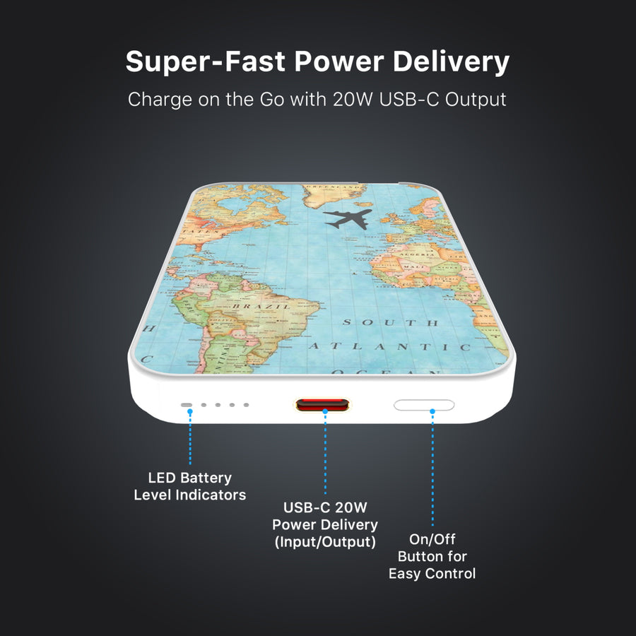 MyBat Design Lab 5000mAh Magnetic Wireless Power Bank - White - Map - MPBBAT132-WH-370-7.jpg