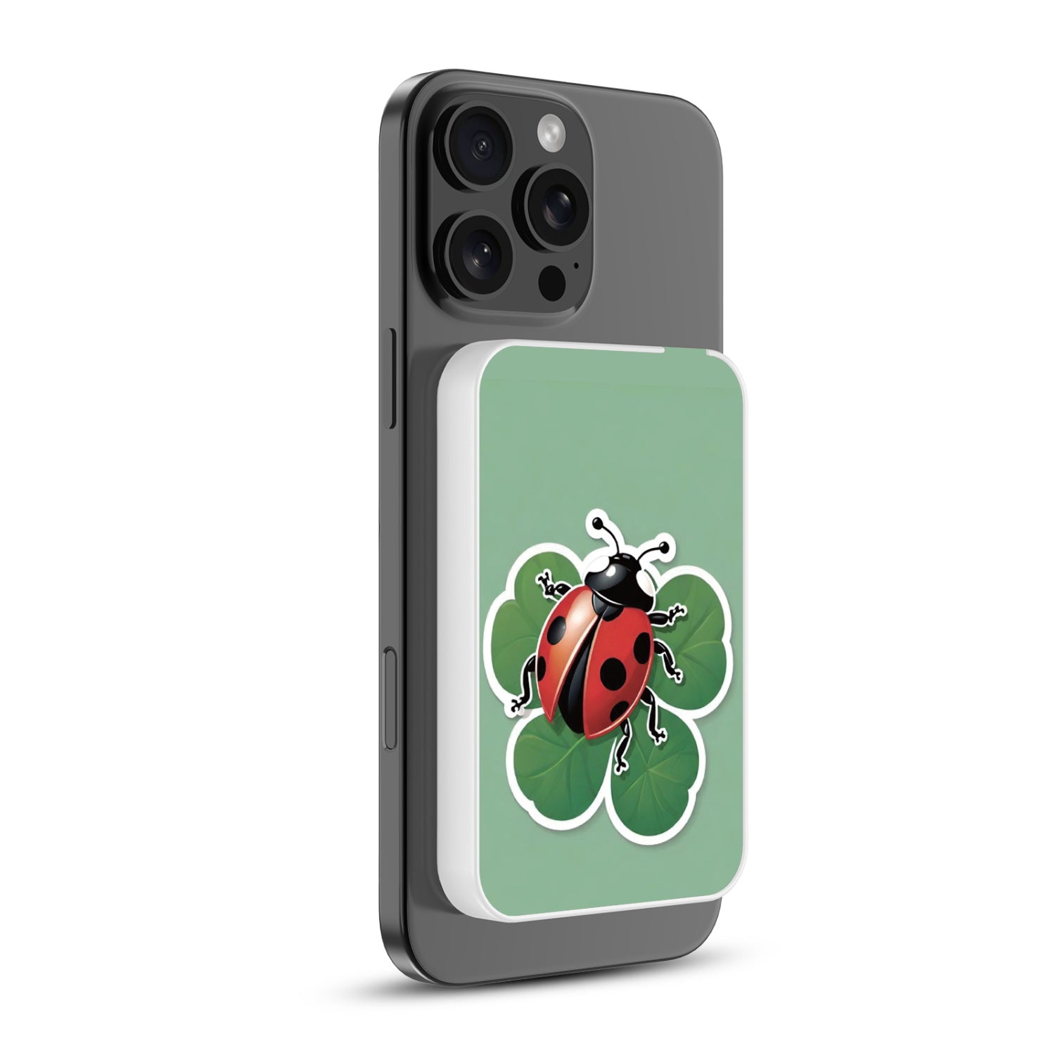MyBat Design Lab 5000mAh Magnetic Wireless Power Bank - White - Ladybug Luck - MPBBAT132-WH-373-2.jpg