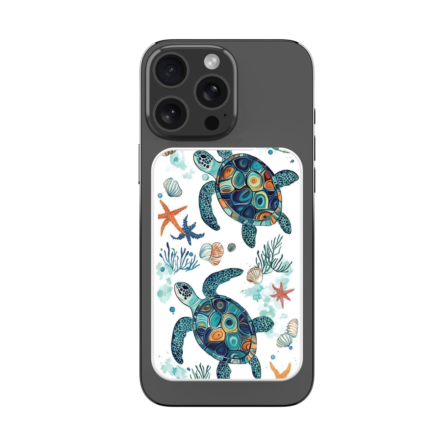 MyBat Design Lab 5000mAh Magnetic Wireless Power Bank - White - Sea Turtles - MPBBAT132-WH-375-3.jpg