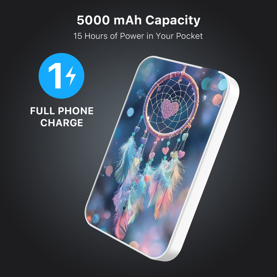 MyBat Design Lab 5000mAh Magnetic Wireless Power Bank - White - Pastel Dreamcatcher - MPBBAT132-WH-376-8.jpg