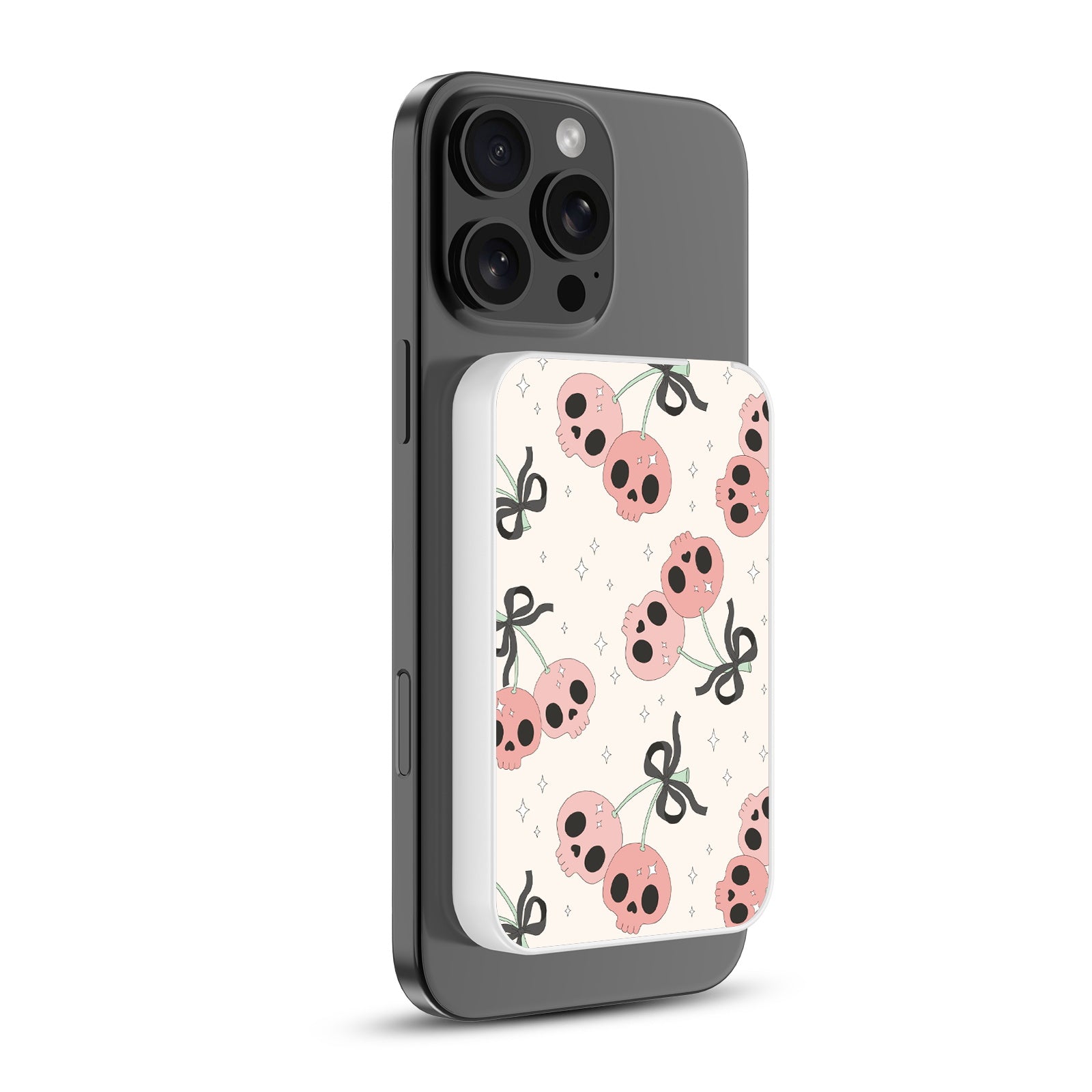 MyBat Design Lab 5000mAh Magnetic Wireless Power Bank - White - Cherry Skulls - MPBBAT132-WH-408-2.jpg