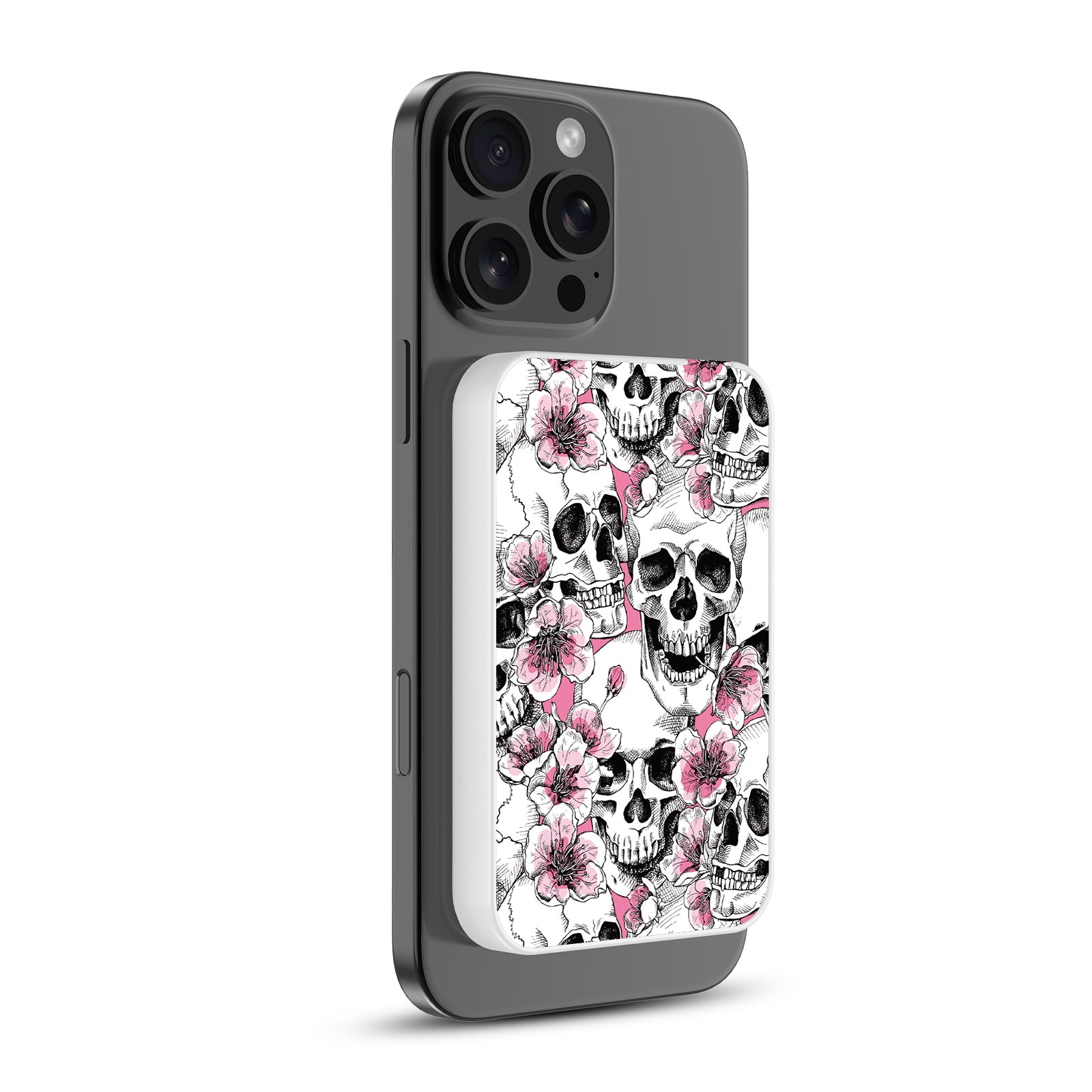 MyBat Design Lab 5000mAh Magnetic Wireless Power Bank - White - Death Blooms - MPBBAT132-WH-419-2.jpg