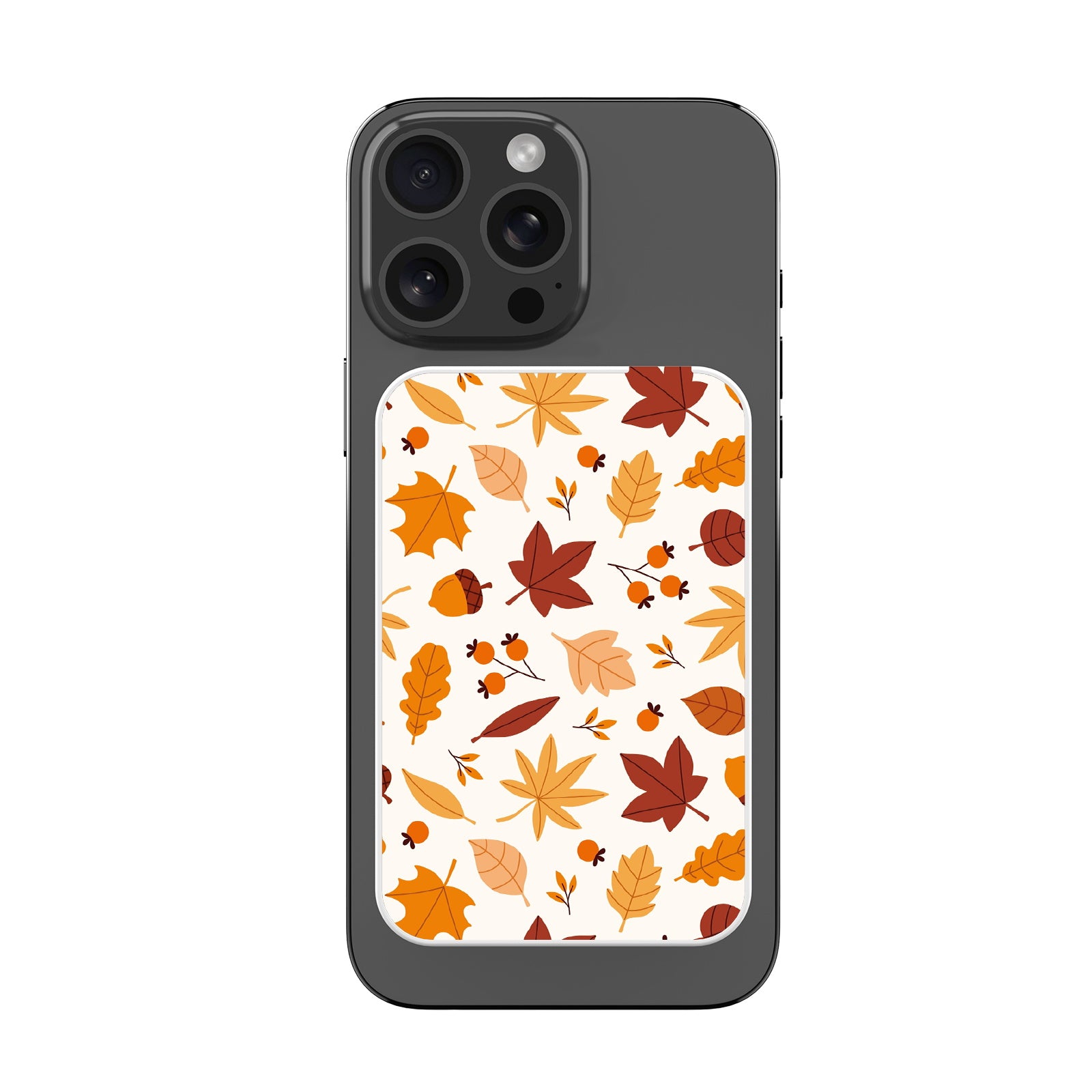 MyBat Design Lab 5000mAh Magnetic Wireless Power Bank - White - Falling Leaves - MPBBAT132-WH-424-3.jpg