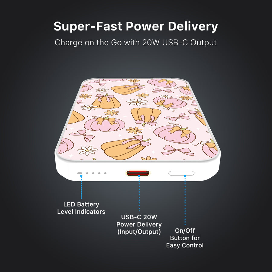 MyBat Design Lab 5000mAh Magnetic Wireless Power Bank - White - Bow - Tied Patch - MPBBAT132-WH-428-7.jpg