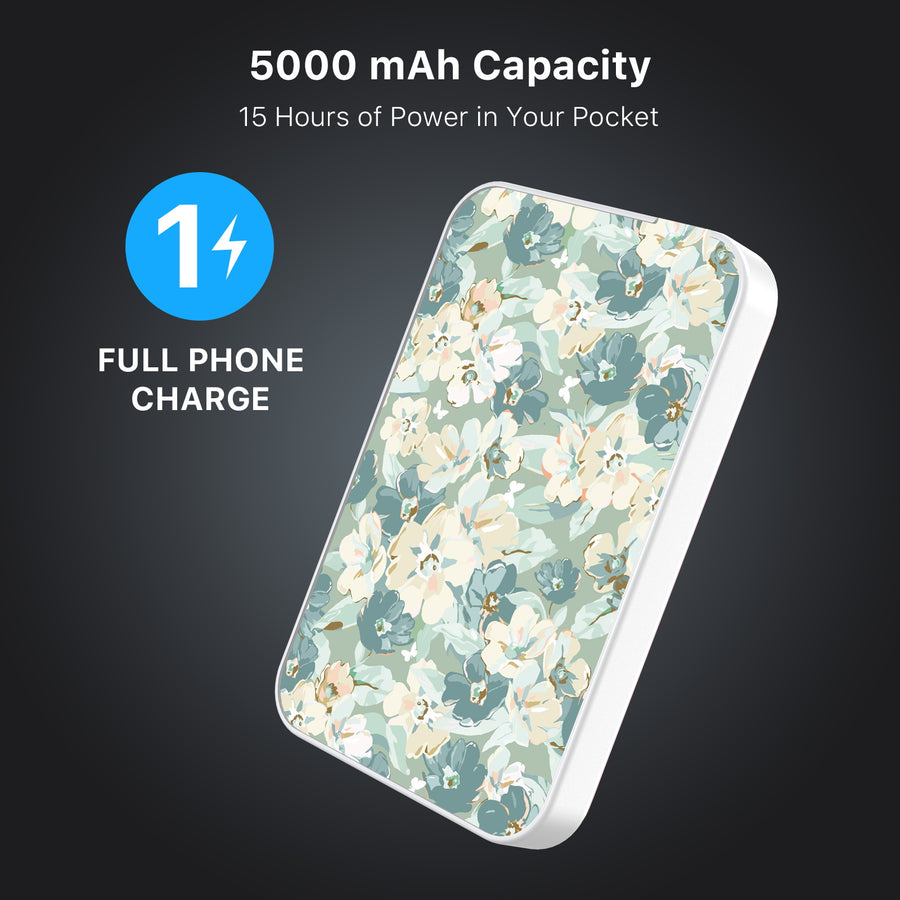MyBat Design Lab 5000mAh Magnetic Wireless Power Bank - White - Vintage Garden - MPBBAT132-WH-432-8.jpg